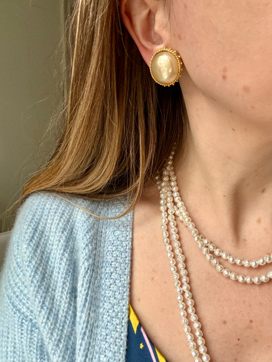 Karet - •• glass + pearl earrings •• #yvrjewelry... | Facebook